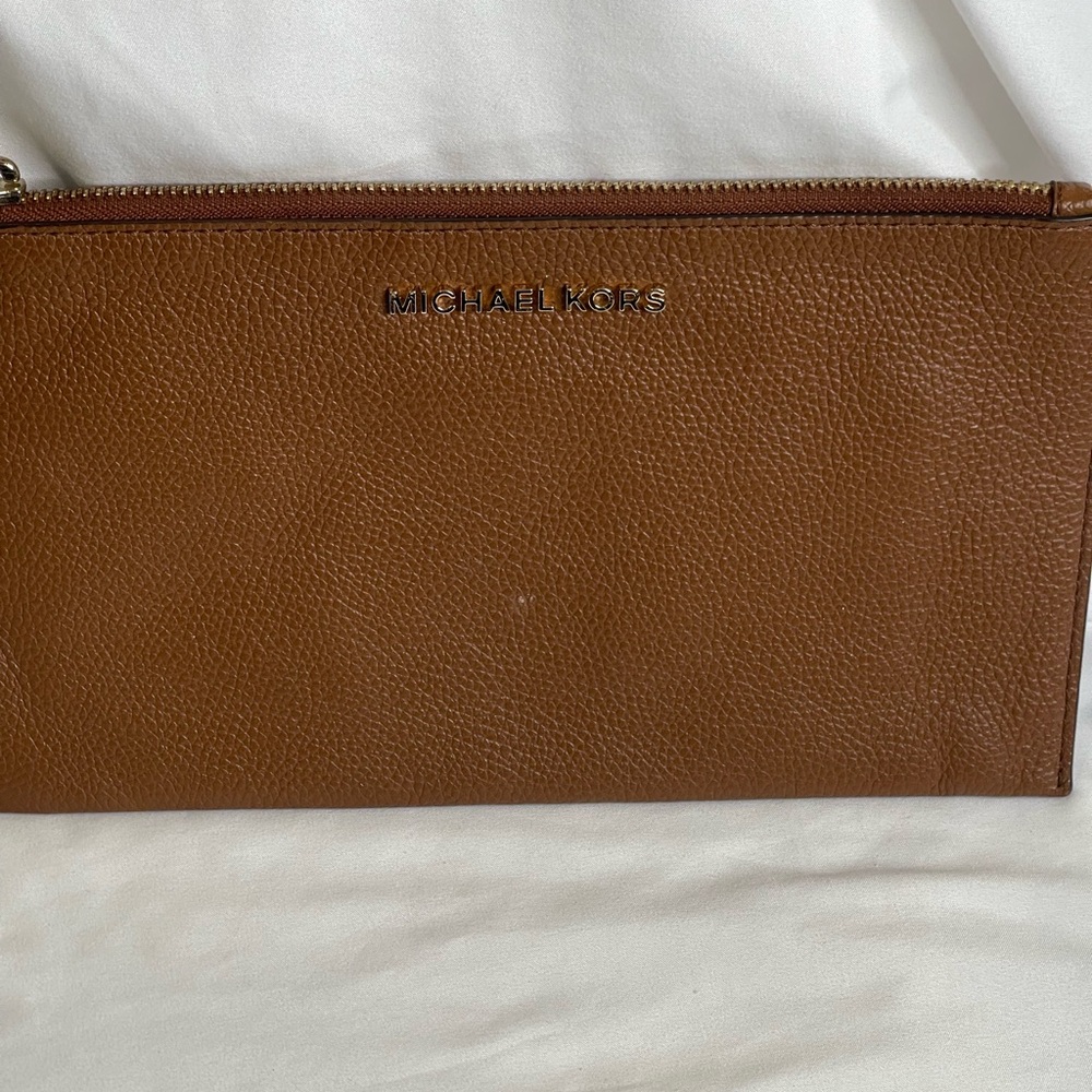 Michael Kors Brown Wallet Clutch